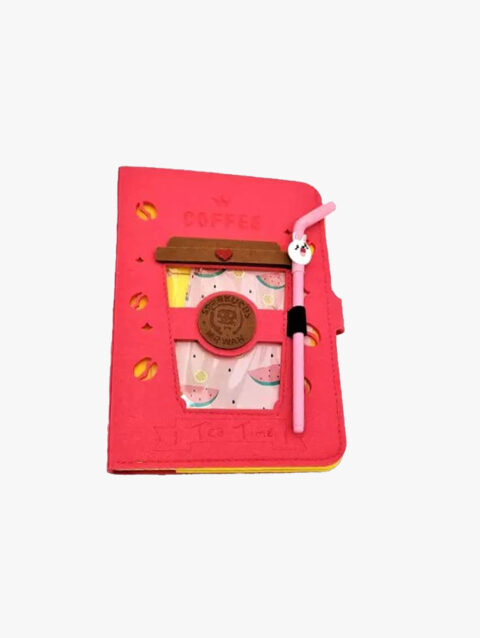 Orange Coffee A5 Diary with Pen Designer 150 Pages