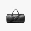 Black Leather Convertible Duffel Bag