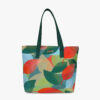 Large Multi Leaf with Canvas Fatty Tote Bag