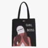Girl Boss Zip Tote Bag for shopping