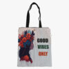 Good Vibes Multi Color Zip Tote Bag