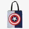Caption America Red & Blue Zip Tote Bag