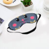 Gray Cat Printed Sleeping Eye Mask
