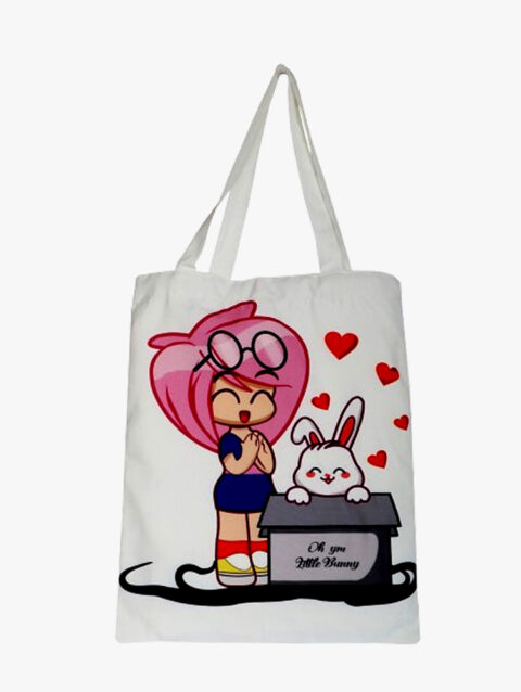 Oh My Little Bunny Tote Bag for Shopping