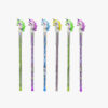 Set of 6 Unicorn Push-up Stacking Pencils