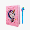 Unicorn Combo fur Diary with 1 holography Pen