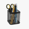 Square Pen Holder, Pen Organizer for Desk, Black