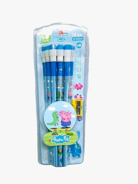 Peppa Pig Pencil HB Wooden Pencil with eraser