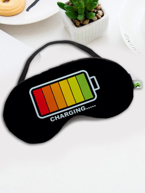 Charging Printed Black Eye Mask