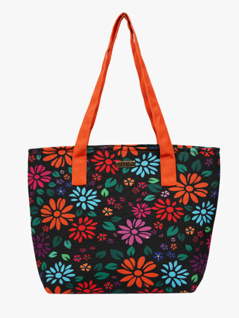 Medium Multiflower Colorful Printed Fatty Bag