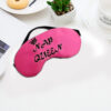 Pink & Black Nap Queen Eye Mask