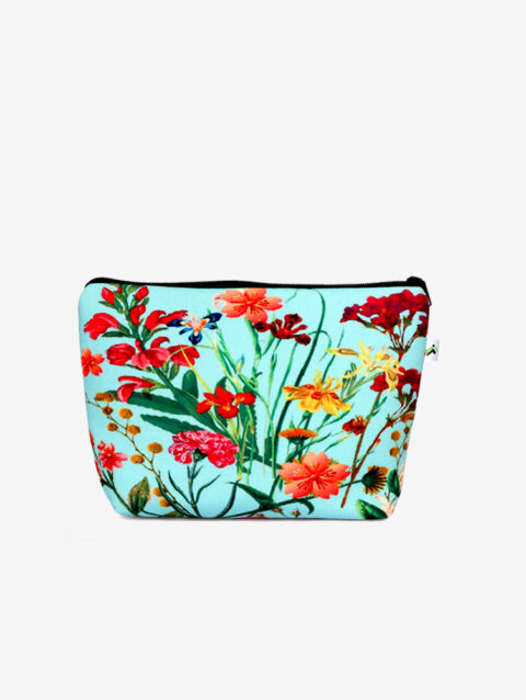 Sky Blue Cosmetics Makeup Pouch for Women