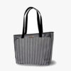 Large Lining Pattern Fatty Tote Bag