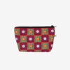 Mahroon Mandala Cosmetic Makeup Pouch for Women
