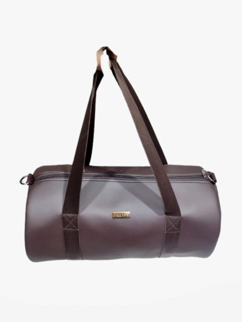 Brown Leather Gym Bag
