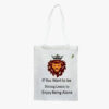 Lion Print Tote Bag for Shopping & Travel Bags