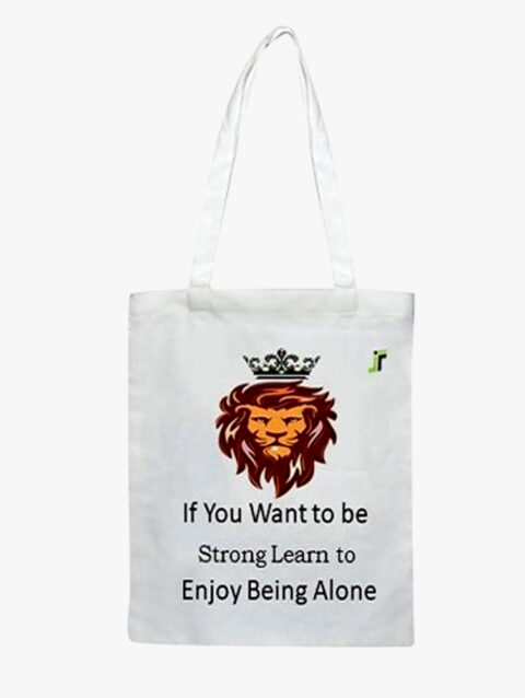 Lion Print Tote Bag for Shopping & Travel Bags