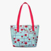 Medium Floral Print Shoulder Fatty Tote Bag